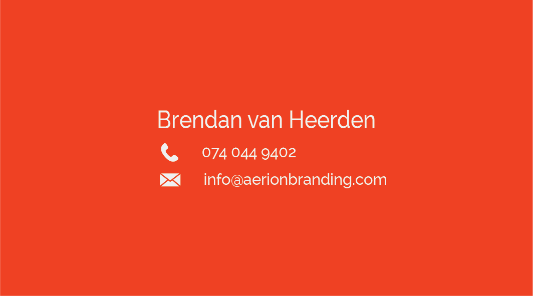 Aerion business card back