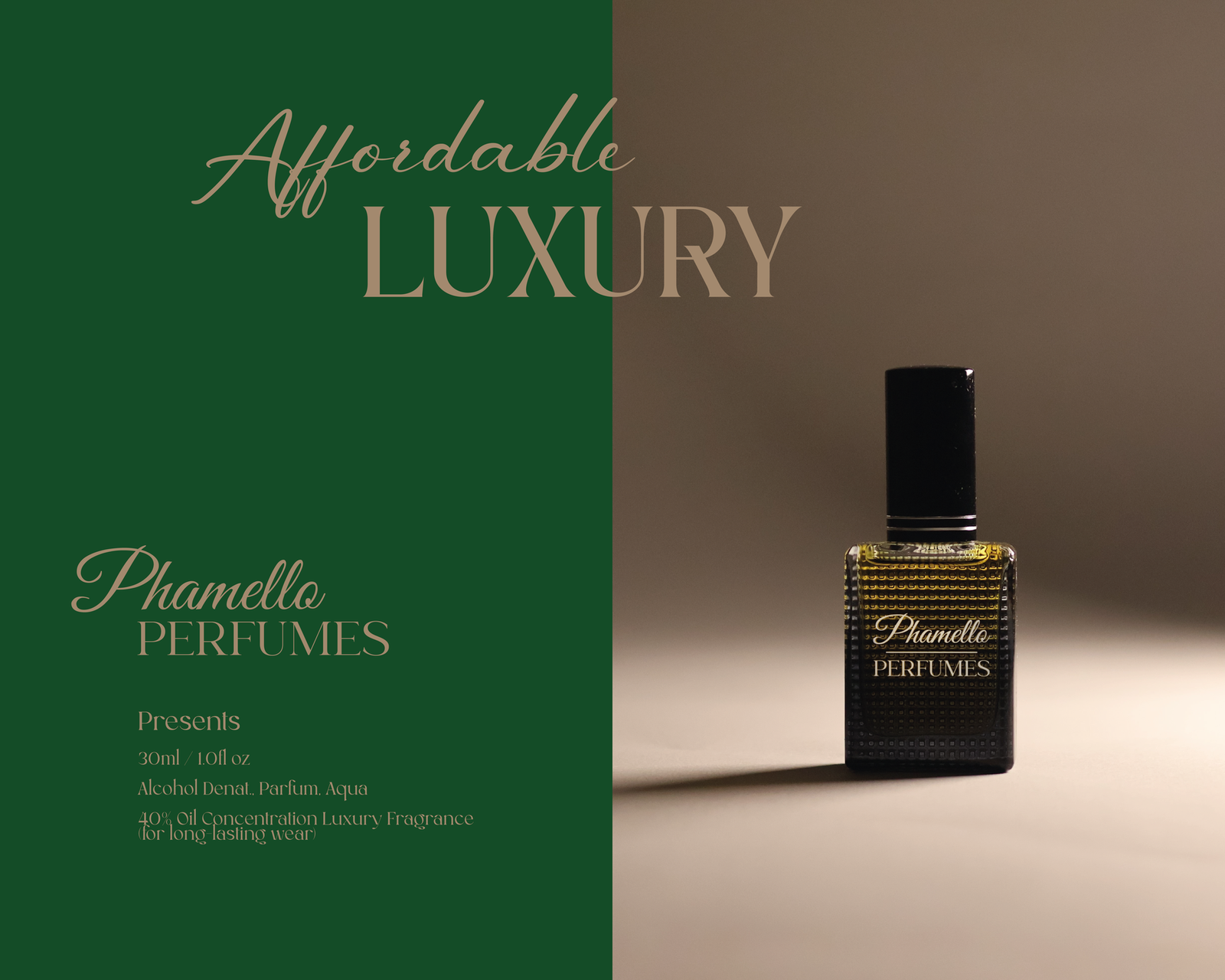 Aerion luxury fragrance marketing campaign