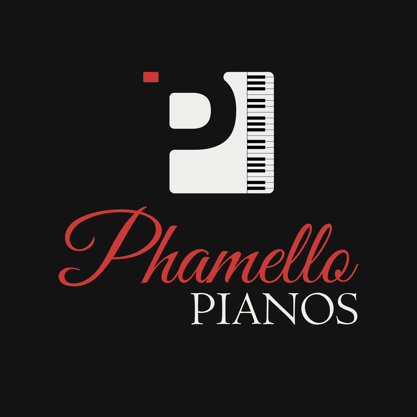 Digital Backdrop Design — Phamello Pianos (Dark)