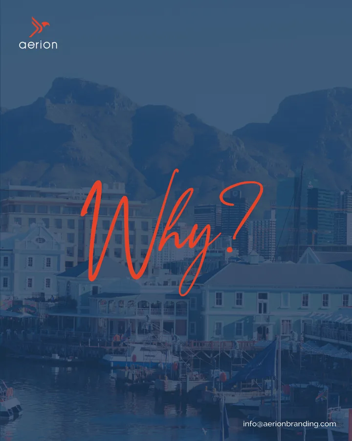 Why? — Brand strategy campaign poster